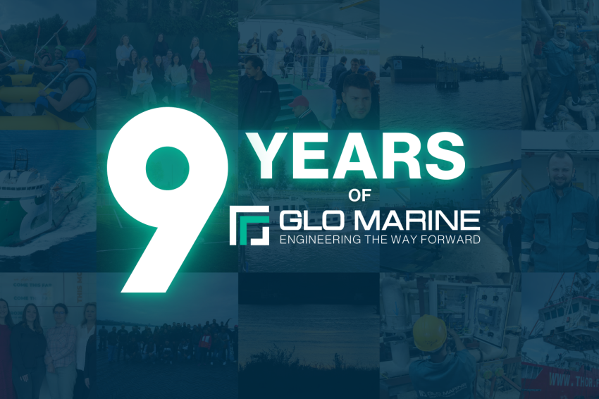 GLO Marine marks 9 Years of growth: From ship design to a leading European retrofit partner